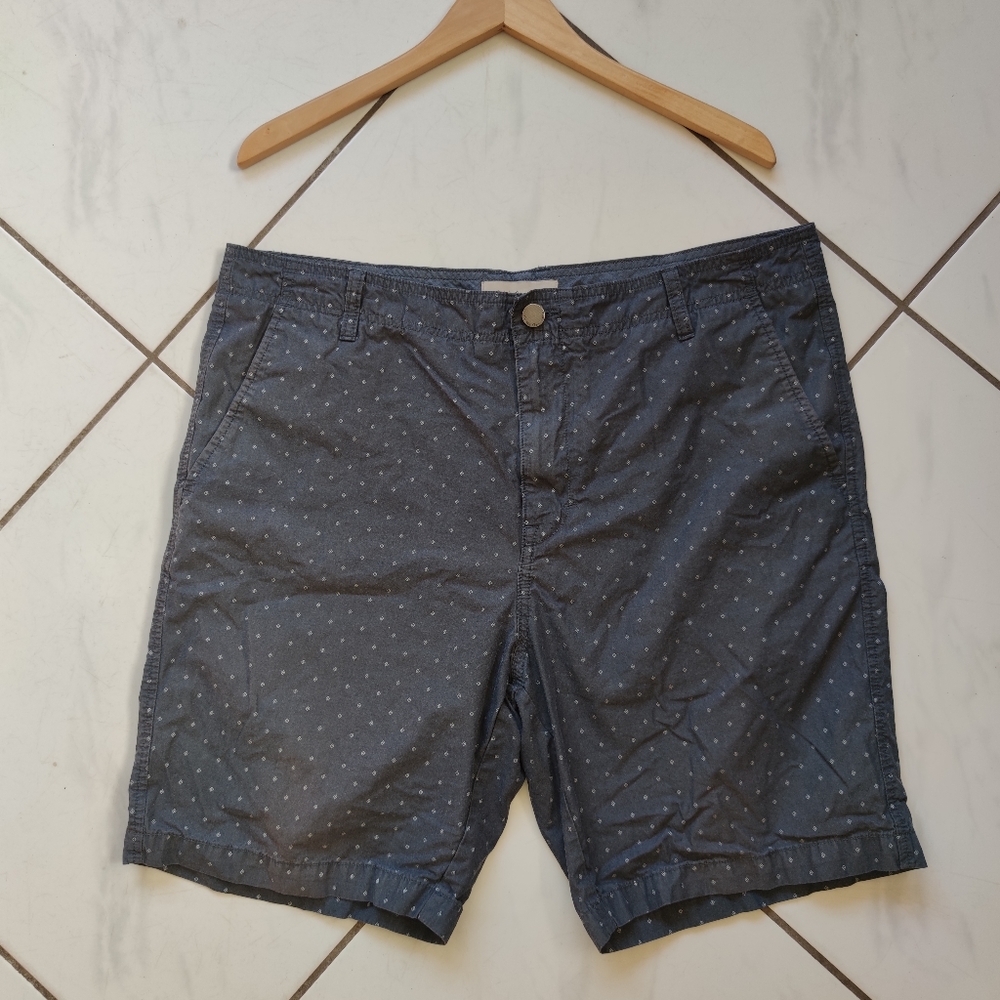 Calvin Klein‎ 💙 Gray Chino Flat Shorts Diamond